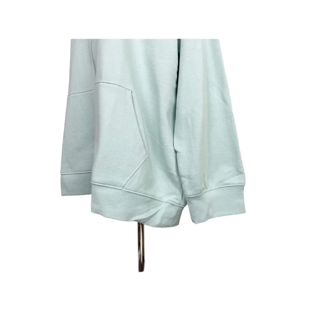 NWT Ava & Viv Full Zip Fleece Sweatshirt Mint 2X - Picture 3 of 7